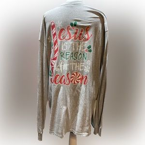 NWOT Girlie Girl Originals long sleeve Christmas shirt